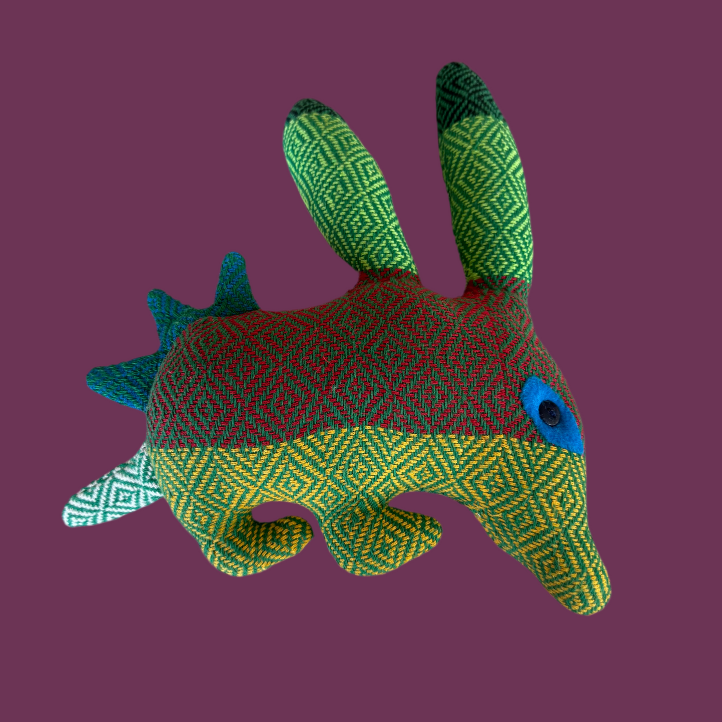 Alebrije puercoespín/armadillo/conejo
