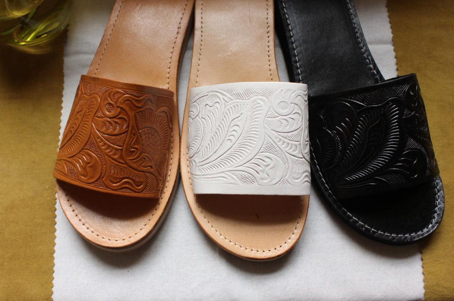 Sandalias de piel